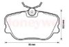 BENDIX 571415B Brake Pad Set, disc brake